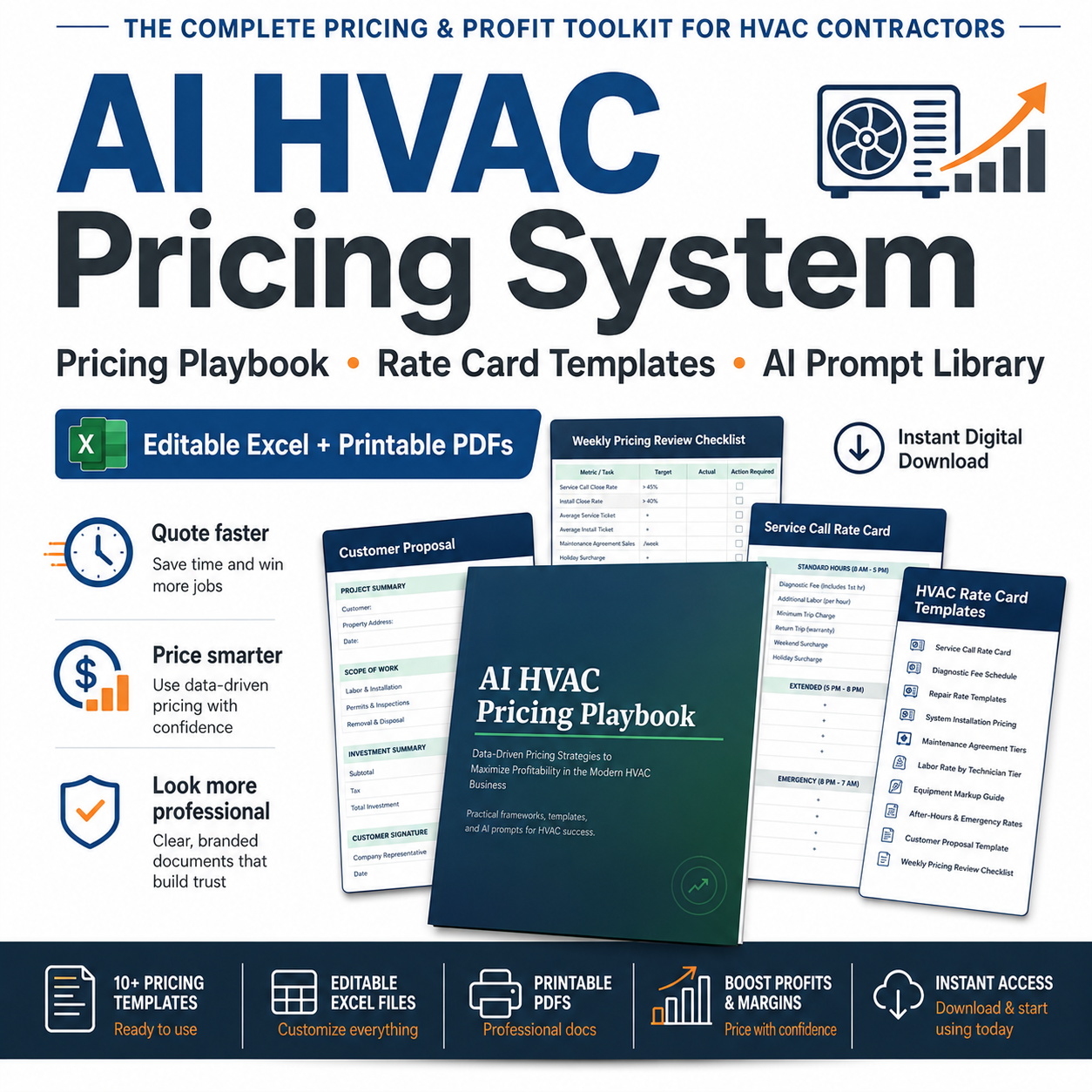 AI HVAC pricing-system product campaign creative